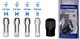 Dremel Quick Change Collet Nut Kit 1/8-in 3/32-in 1/16-in 1/32-in 5-Piece 4485 481