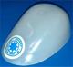 M-F Athletic Company Plastic Heel Protector Cup Heat Moldable Small Junior W < 8 MF-2  MF2