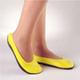 Pillow Paws Originals Foam Slippers Disposable Footwear Small Lemon 3.5-6 5004