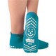 Pillow Paws Terries Single Imprint Hospital Yoga Non-Slip Adult Socks Teal 1096
