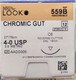 LOOK 4/0 Chromic Gut Dental Suture Absorbable 27-in C6 -12 - 559B