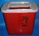 Kendall Sharps Container Sliding Clear Lid 2GL Red 31142222 Sharps-A-Gator