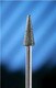 Medicool Diamond Cone Gel Nail Care Tool Bur Bit Medium Grit B52