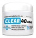 CLEAR BARE 40 percent 40% Urea Plus Hyaluronic Acid Moisturizing Gel For Rough Dry Skin 4 Oz Aloe Tea Tree Oil BARE40HA CLEAR40HA