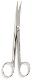 Derron OR O.R. Scissors 6.5 Curved Sharp-Sharp Tips Germany Stainless Steel