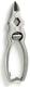 Derron Nail Nipper Splitter 6-in Straight Jaws Double Action Germany Stainless Steel