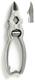 Derron Nail Nipper 6-in Concave Curved Jaws Double Action Germany Stainless Steel 42-186