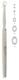 Derron PIFFARD Dermal Curette Oval 5-1/2 Narrow Handle Germany Stainless