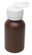 Menda Round Brown Plastic Blank Dispenser Bottle Blank 602 35602