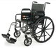 Everest & JenningsTraveler SE Plus Wheelchair 18x16 Fixed Full Arm With Swingaway Footrests 3E050100