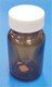Glass Laboratory Bottle Reagent Phenol Amber 60mL 2oz With PTFE Teflon Cap VWR 89043-220 