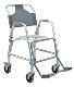 Graham Field Deluxe Shower Transport Chair With Footrests 7915A-1, GF Lumex 7915A-1 Aluminum Transport Chair