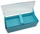CMS Germicide Instrument Soaking Autolift Tray Transparent Lid Blue Plastic Similar to Miltex Sklar Plasdent 208GST-2
