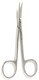 Derron Iris Tissue Dissecting Scissors 4-1/2-in Curved 12-120 Germany Miltex 5-306