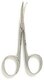 Derron Shortbent Stitch Scissors 3-1/2" Delicate Curved Stainless Steel Germany 20-302 Miltex 9-101
