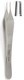 Derron Adson Tissue Forceps 4-3/4-in 1x2 Teeth With Tying Platform 14-310 Miltex 6-123 Germany Stainless