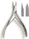 Derron Nail Splitter 4-1-2-in Straight Jaws Double Springs SS Delicate 42-132 Miltex 40-225A
