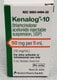 Kenalog-10 mg per mL 5mL triamcinolone acetonide Injectable Suspension USP 0003-0494-20