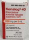Kenalog-40 mg per mL 5mL triamcinolone acetonide Injectable Suspension USP 0003-0293-20