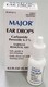 Major Ear Drops Earwax Removal Aid 0.5oz/15mL Debrox CARBAMIDE PEROXIDE 6.5 Gericare 00904-3220-35