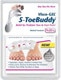 Pedifix Visco-Gel 5-ToeBuddy Bunion Guard Toe Buddy Separator OSFM -2- P1114