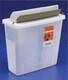 Covidien Kendall In-Room Sharps Container Mailbox Style Lid 5Qt Clear 85121 