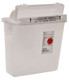 Covidien Kendall SharpSafety SharpStar In-Room Container Counterbalance Lid 5Qt Clear 8506SA