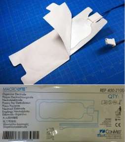 Conmed MacroLyte Adult Ground Dispersive Electrode Pad -25 - Buy Online ...