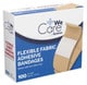 Dynarex Flexible Fabric Adhesive Bandages 1-in x 3-in -100 3612