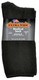 Extra Wide Medical Diabetic Socks Womens 6-11 Microban Inverted Seam Free Feel 5851-BLK