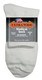 Extra-Wide Quarter Medical Oversize Socks Large Men 11-16 up to 6E 6920-WHT