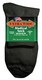 Extra-Wide Quarter Medical Oversize Socks Small Womens 6-11 Wide 4821-BLK