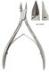 Integra Miltex 40-226A Stainless Extra Narrow Nipper Sraight Jaw 5-in