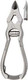 Miltex 40-219PT Nail Nipper 4.5" Petite Double Action Concave Jaws Germany Stainless Steel