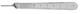 Miltex 5-in Scalpel Knife Handle No.3 #3 Stainless Steel Graduated In mm and cm 4-7 Germany