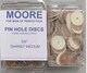 EC Moore Pin Hole Abrasive Discs Paper 5/8-in Garnet Medium -300 PH-58-GMBB