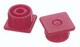 B.Braun Multi-AD Red Syringe Caps Luer Lock Sterile -100- 418012